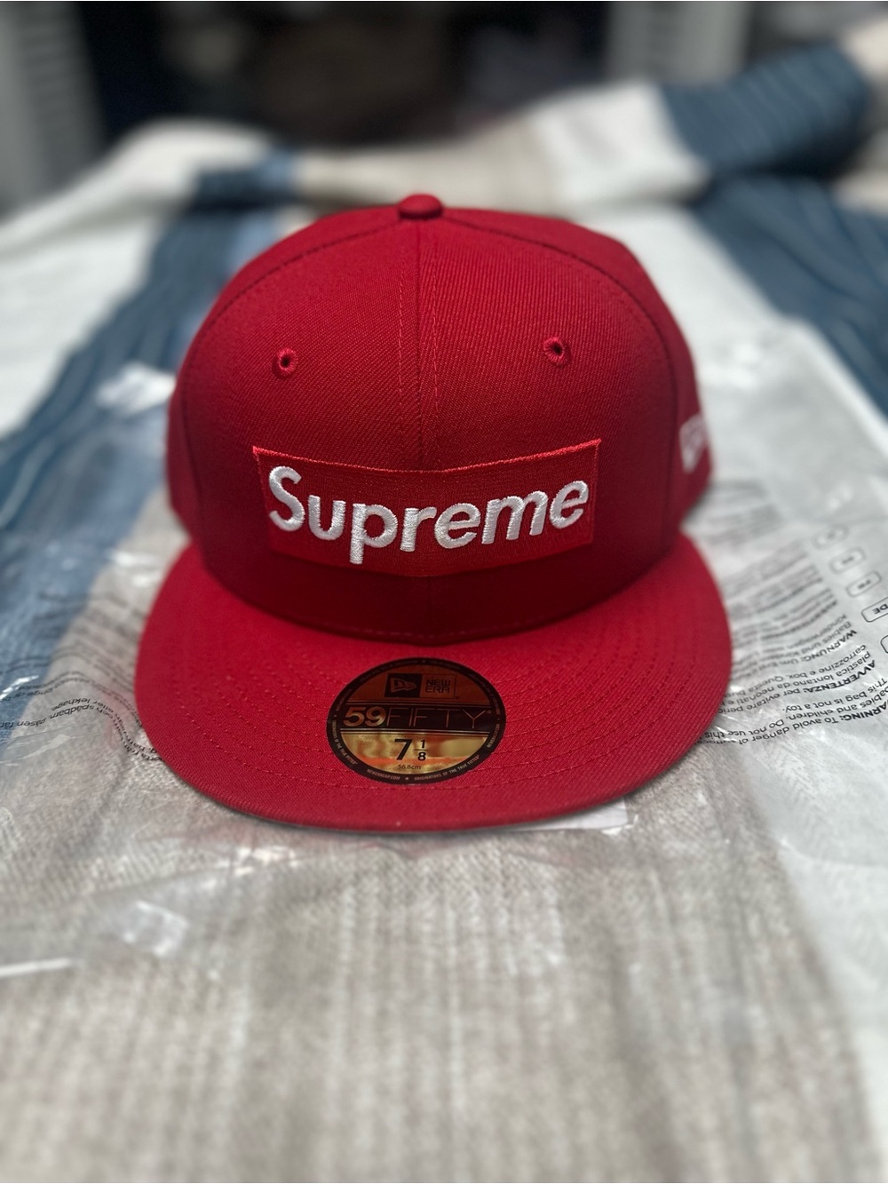 Supreme Ghostface Box Logo New Era 59Fifty Cap Brand New (SHIPS FAST)